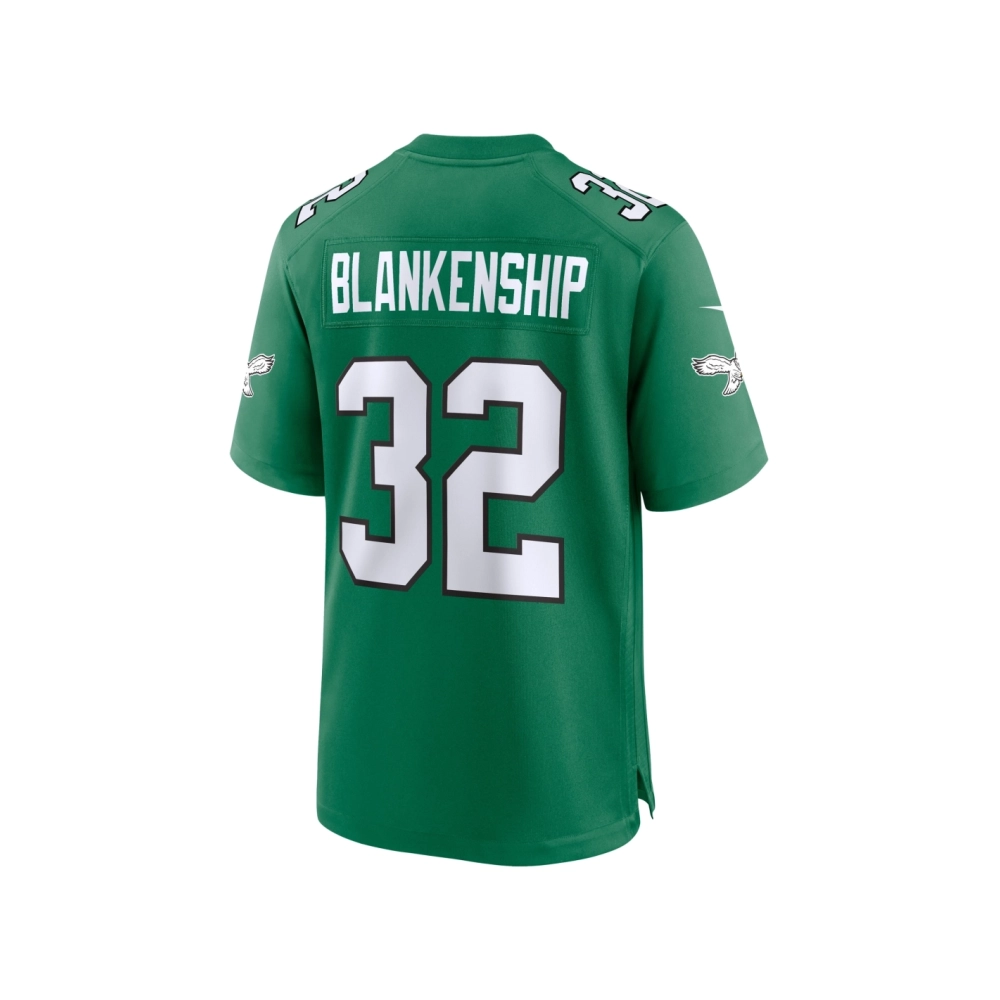 Mens Philadelphia Eagles Reed Blankenship Kelly Green Alternate Game Jersey