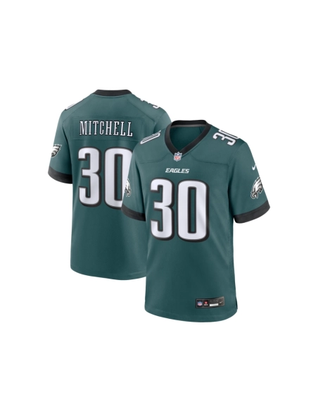 Mens Philadelphia Eagles Quinyon Mitchell Midnight Green 2024 NFL Draft First Round Pick Player Game Jersey