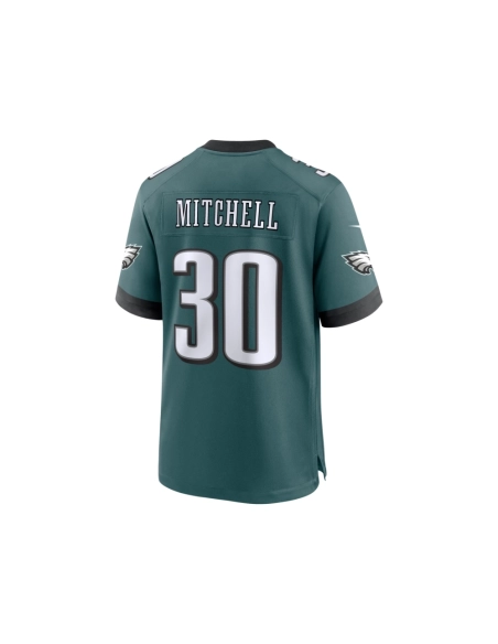 Mens Philadelphia Eagles Quinyon Mitchell Midnight Green 2024 NFL Draft First Round Pick Player Game Jersey