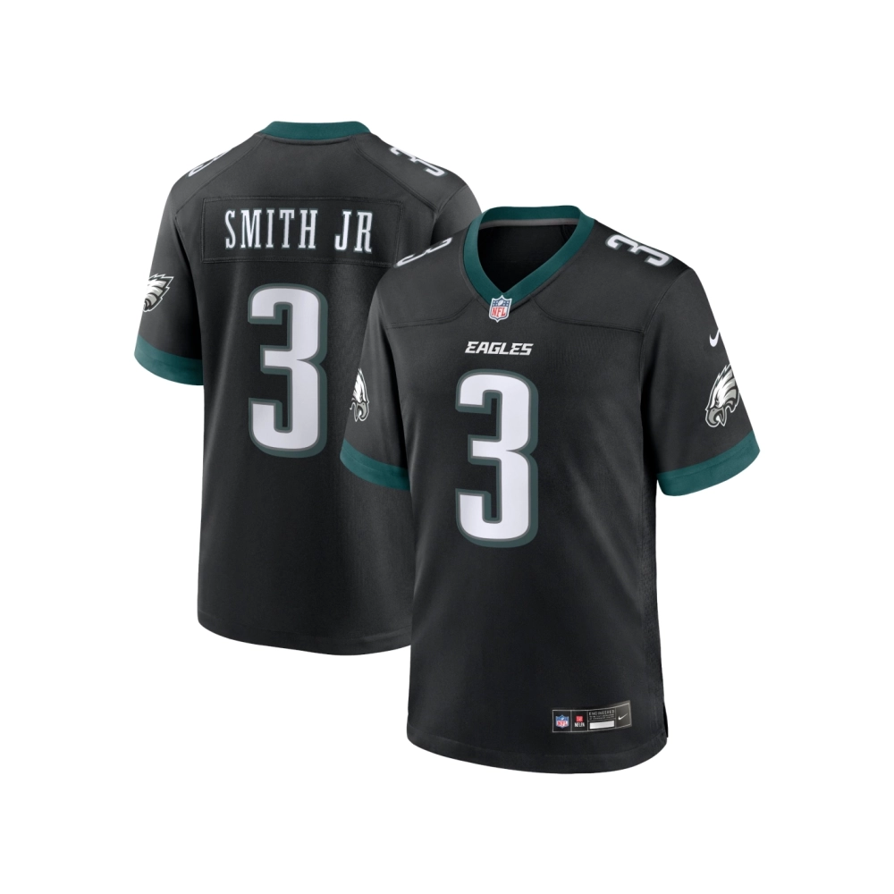 Mens Philadelphia Eagles Nolan Smith Black Alternate Game Jersey