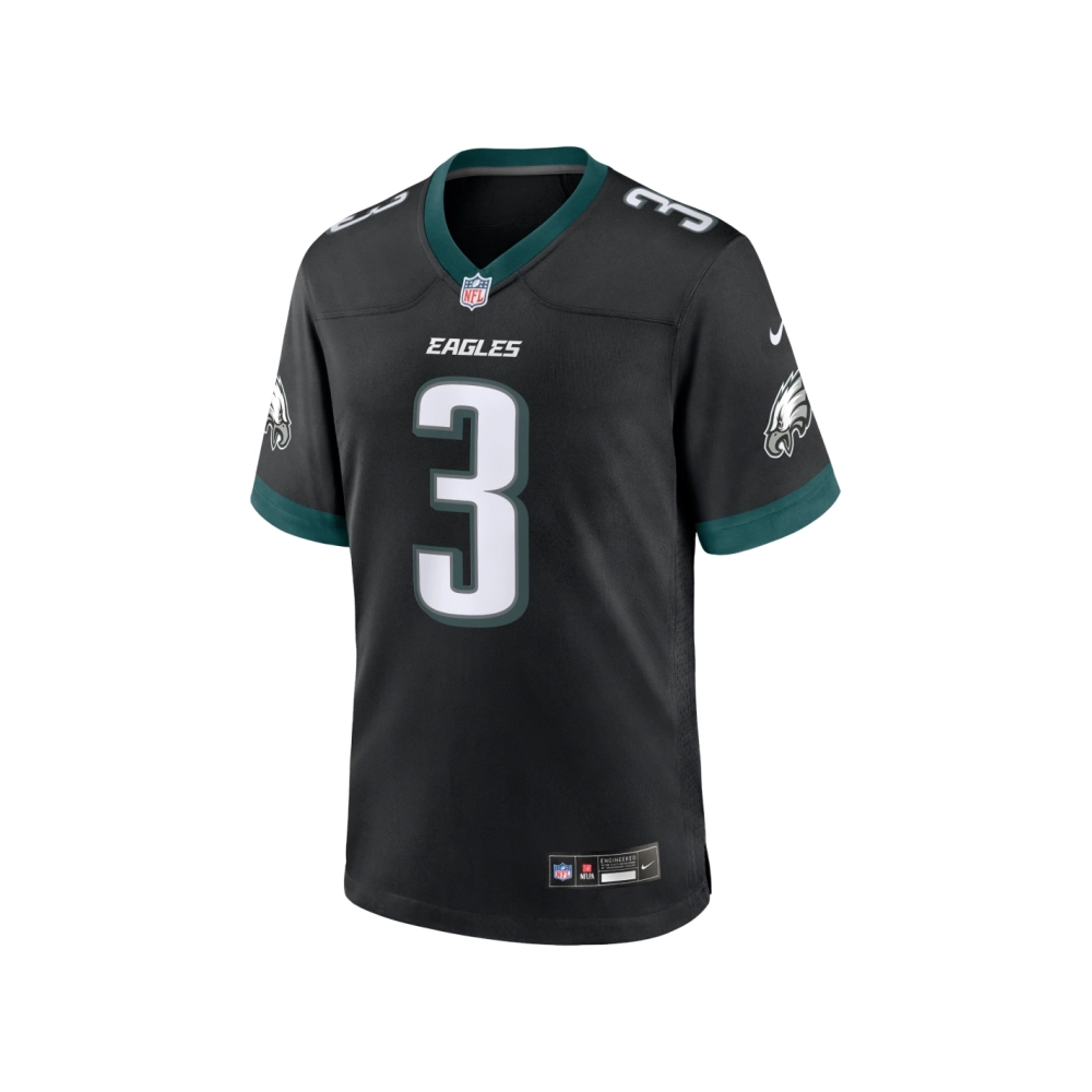 Mens Philadelphia Eagles Nolan Smith Black Alternate Game Jersey