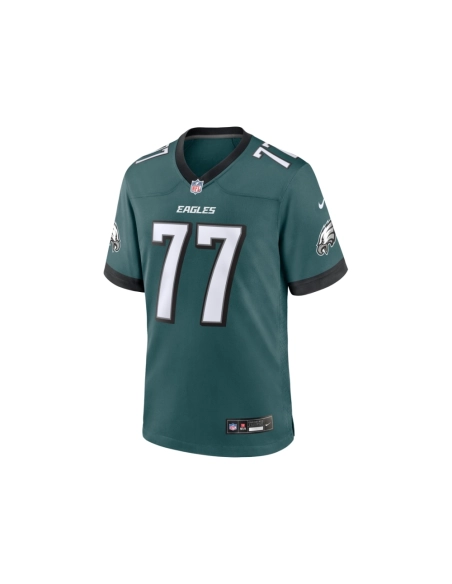 Mens Philadelphia Eagles Mekhi Becton Sr.  Midnight Green Game Jersey