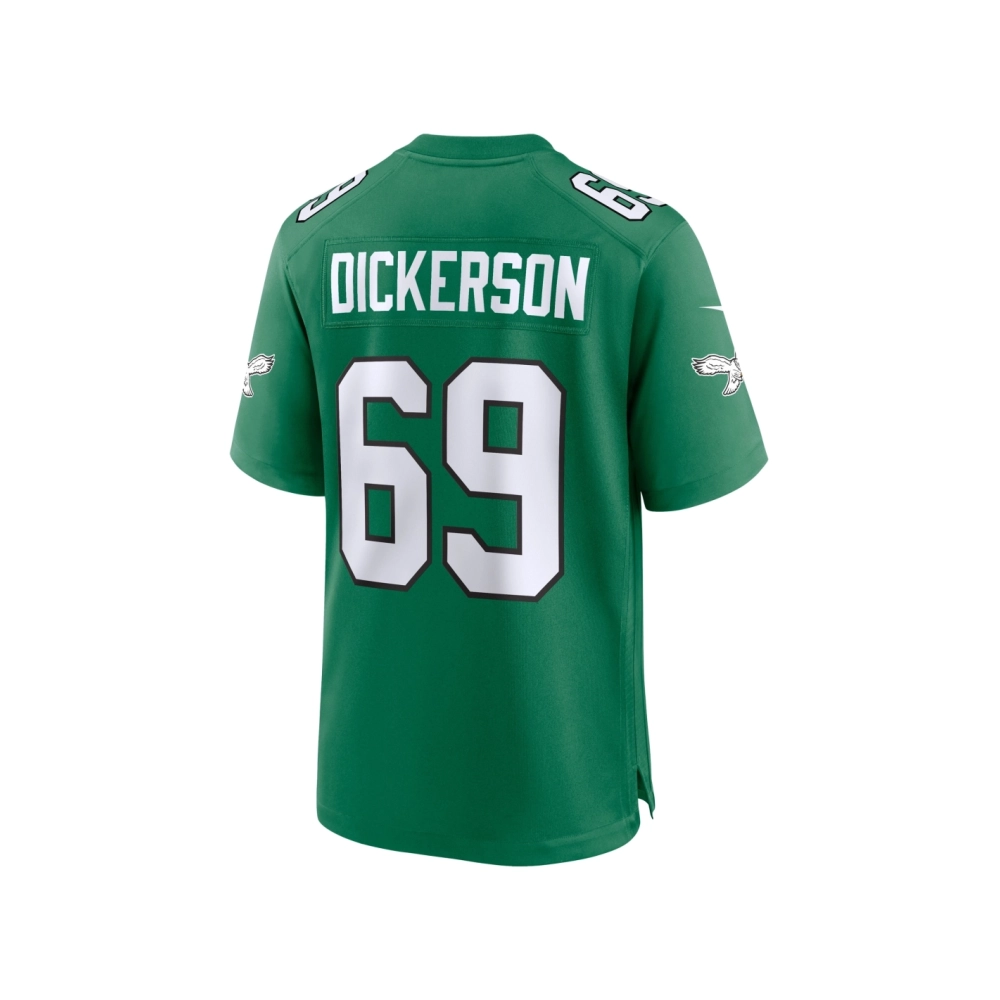 Mens Philadelphia Eagles Landon Dickerson Kelly Green Alternate Game Jersey