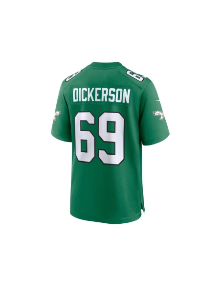 Mens Philadelphia Eagles Landon Dickerson Kelly Green Alternate Game Jersey