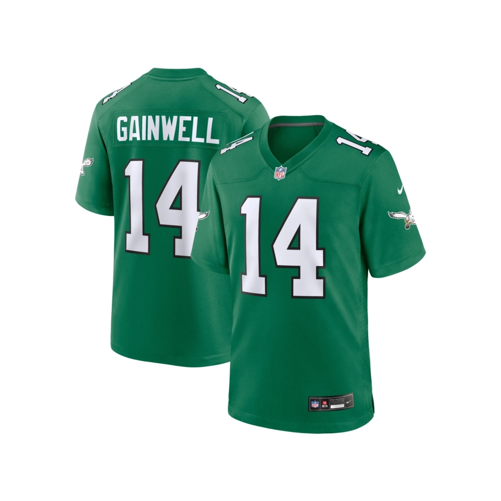 Mens Philadelphia Eagles Kenneth Gainwell Kelly Green Alternate Game Jersey
