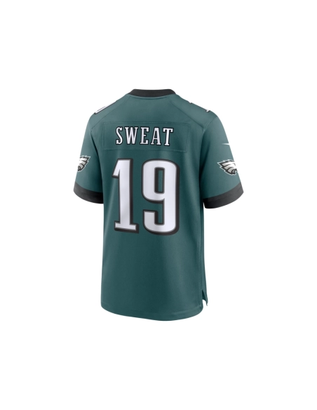 Mens Philadelphia Eagles Josh Sweat Midnight Green Team Game Jersey