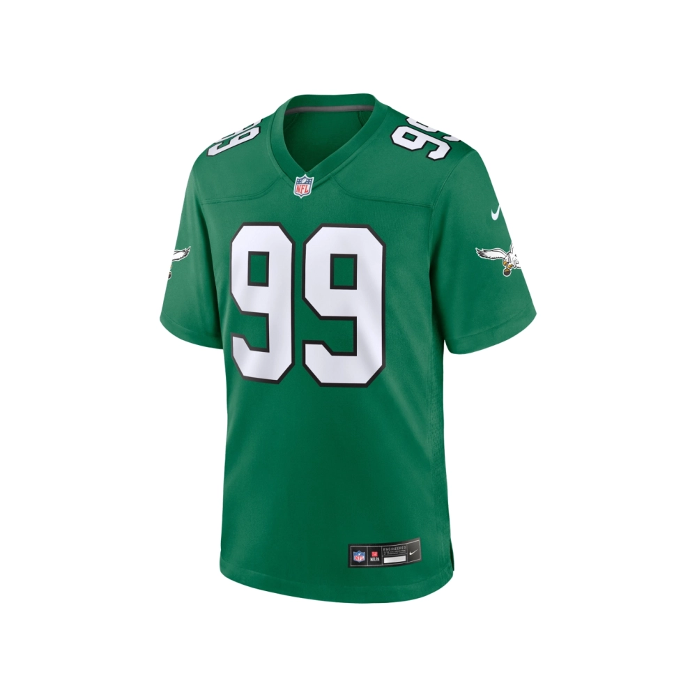 Mens Philadelphia Eagles Jerome Brown Kelly Green Alternate Game Jersey