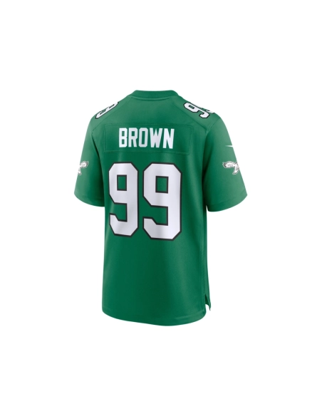 Mens Philadelphia Eagles Jerome Brown Kelly Green Alternate Game Jersey