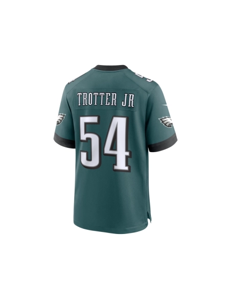 Mens Philadelphia Eagles Jeremiah Trotter Jr. Green Game Jersey