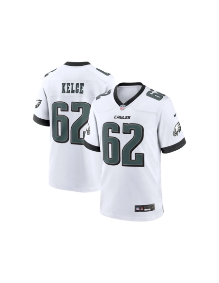 Mens Philadelphia Eagles Jason Kelce White White Game Jersey