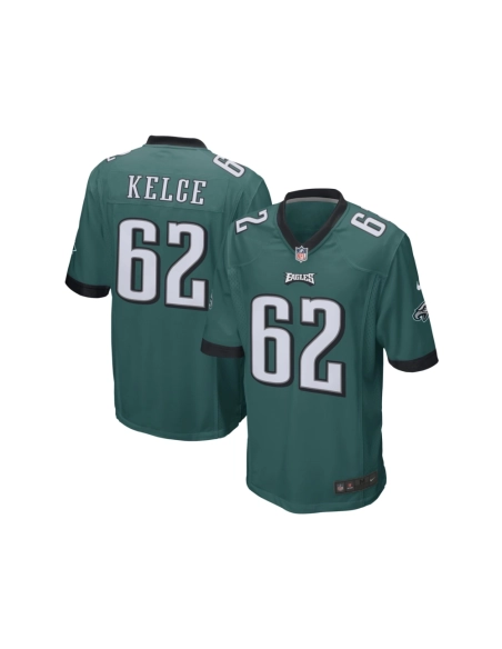 Mens Philadelphia Eagles Jason Kelce Midnight Green Game Jersey