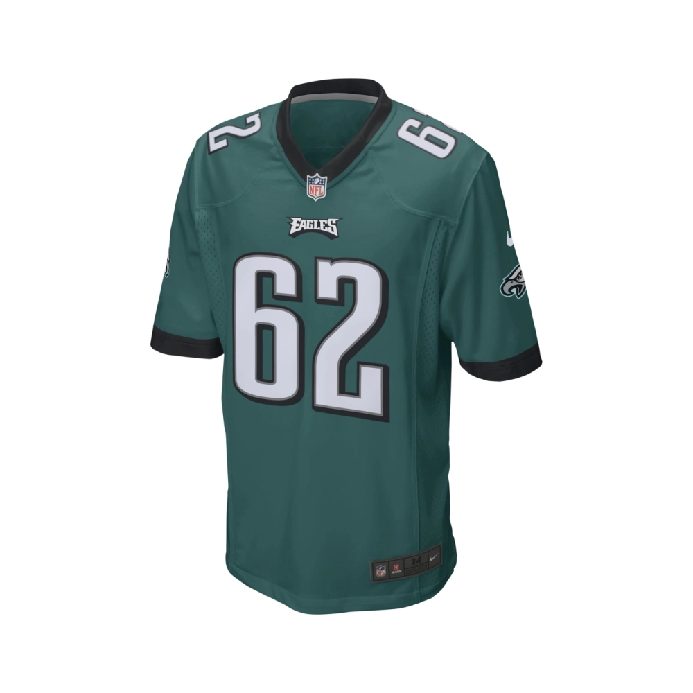 Mens Philadelphia Eagles Jason Kelce Midnight Green Game Jersey