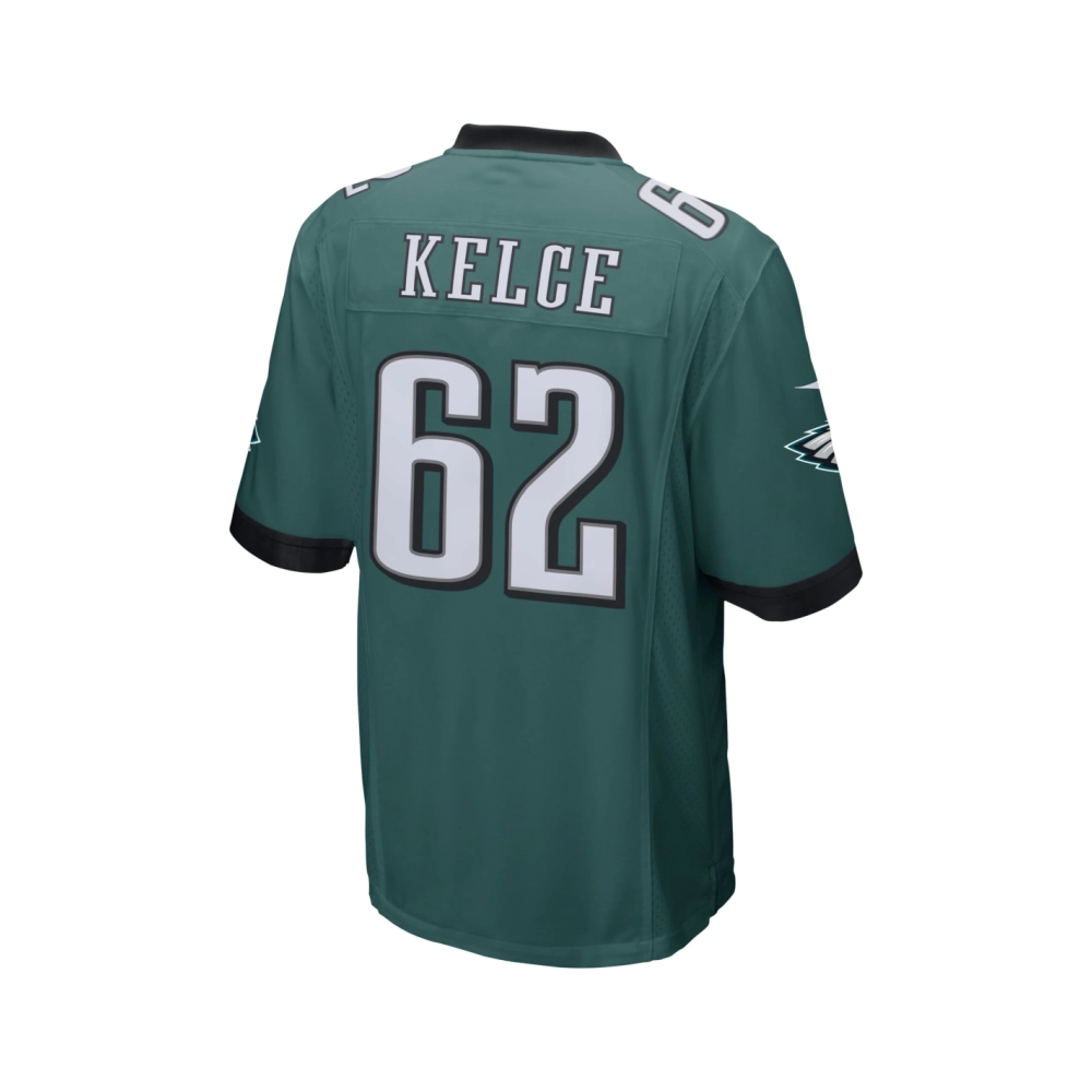 Mens Philadelphia Eagles Jason Kelce Midnight Green Game Jersey