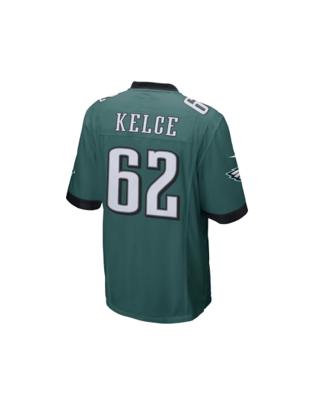 Mens Philadelphia Eagles Jason Kelce Midnight Green Game Jersey