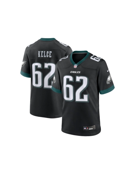 Mens Philadelphia Eagles Jason Kelce Black Alternate Game Jersey