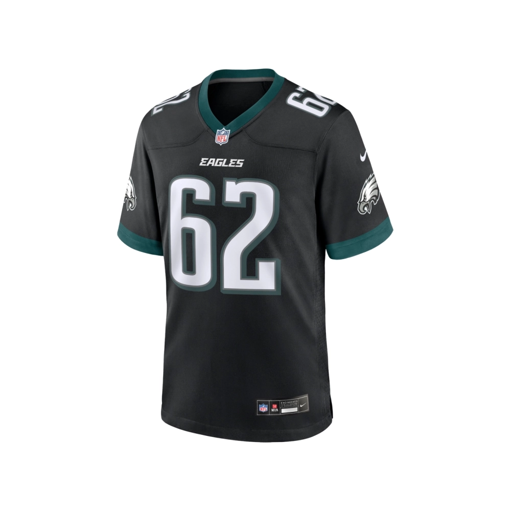 Mens Philadelphia Eagles Jason Kelce Black Alternate Game Jersey