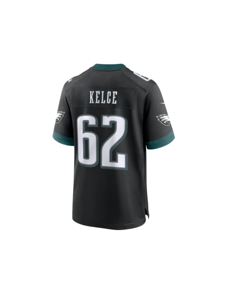 Mens Philadelphia Eagles Jason Kelce Black Alternate Game Jersey