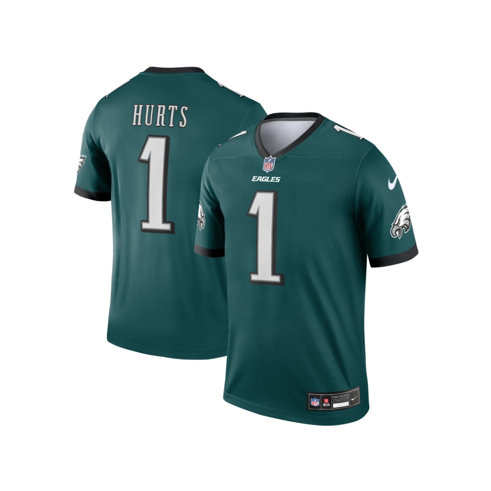 Mens Philadelphia Eagles Jalen Hurts Midnight Green Legend Jersey