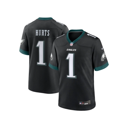 Mens Philadelphia Eagles Jalen Hurts Black Alternate Game Jersey