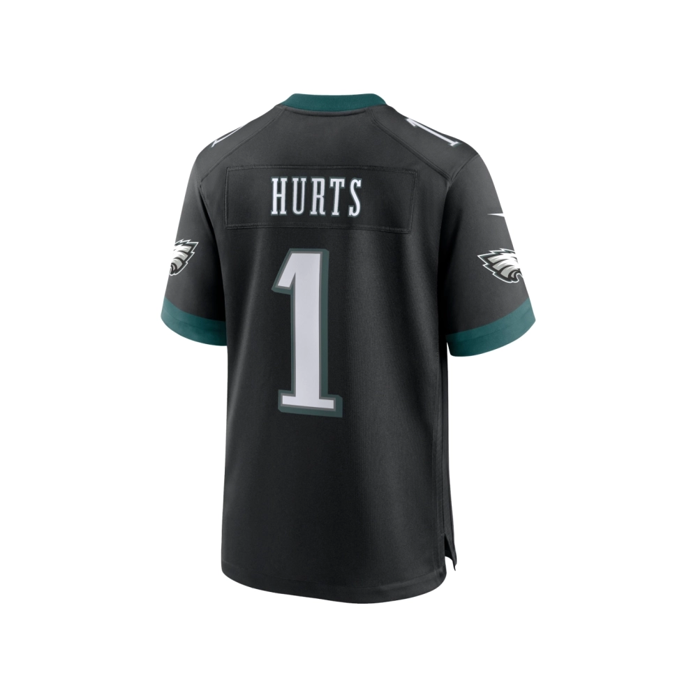 Mens Philadelphia Eagles Jalen Hurts Black Alternate Game Jersey