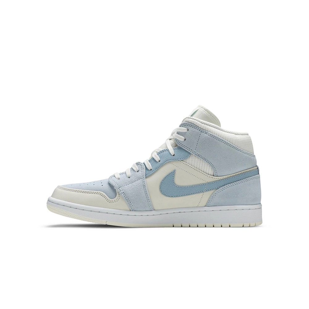 AIR JORDAN 1 MID SE SAIL LIGHT BLUE DA4666 100,AIR JORDAN 1 MID,Air Jordan