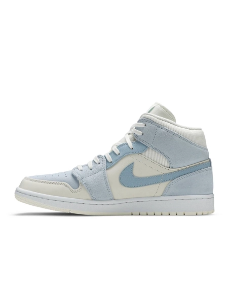 AIR JORDAN 1 MID SE SAIL LIGHT BLUE DA4666 100,AIR JORDAN 1 MID,Air Jordan