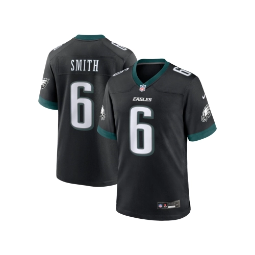 Mens Philadelphia Eagles DeVonta Smith Black Alternate Game Jersey