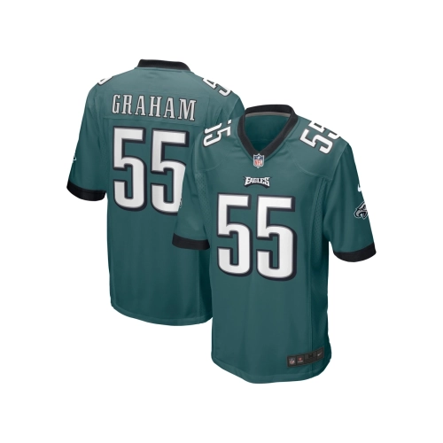 Mens Philadelphia Eagles Brandon Graham Midnight Green Game Jersey