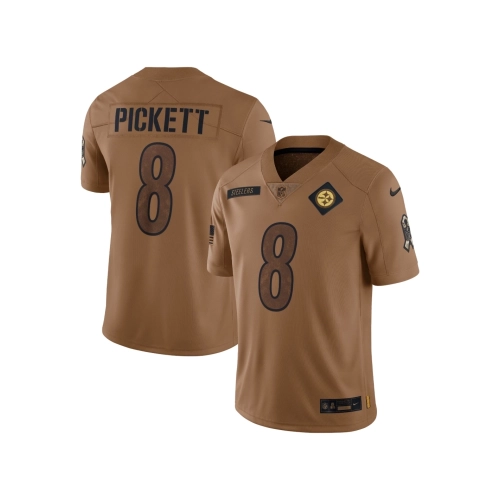 Womens Pittsburgh Steelers Kenny Pickett Brown 2023 Salute To Service Limited Jersey