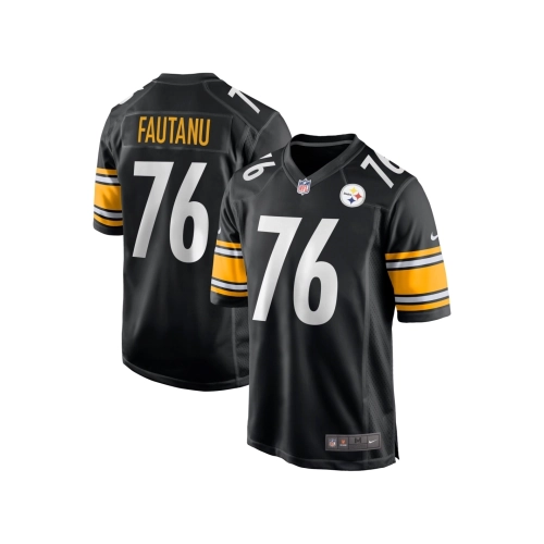 Mens Pittsburgh Steelers Troy Fautanu Black 2024 NFL Draft First Round Pick Player Game Jersey
