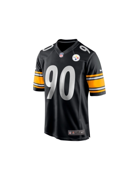 Mens Pittsburgh Steelers T.J. Watt Black Game Team Jersey