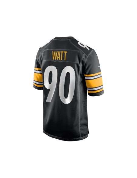 Mens Pittsburgh Steelers T.J. Watt Black Game Jersey
