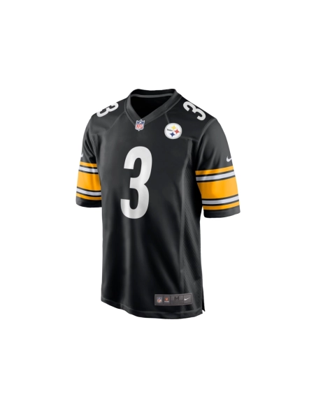 Mens Pittsburgh Steelers Russell Wilson Black Game Jersey