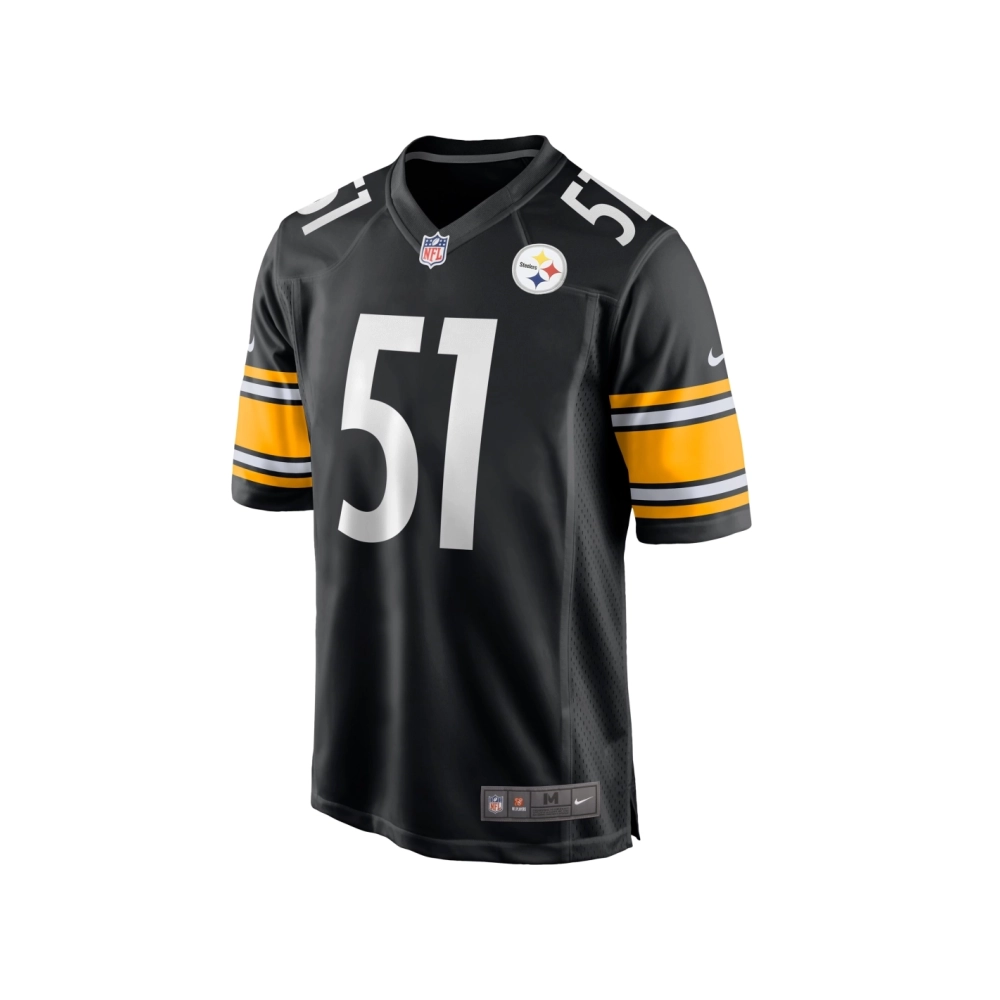 Mens Pittsburgh Steelers Nick Herbig Black Game Jersey