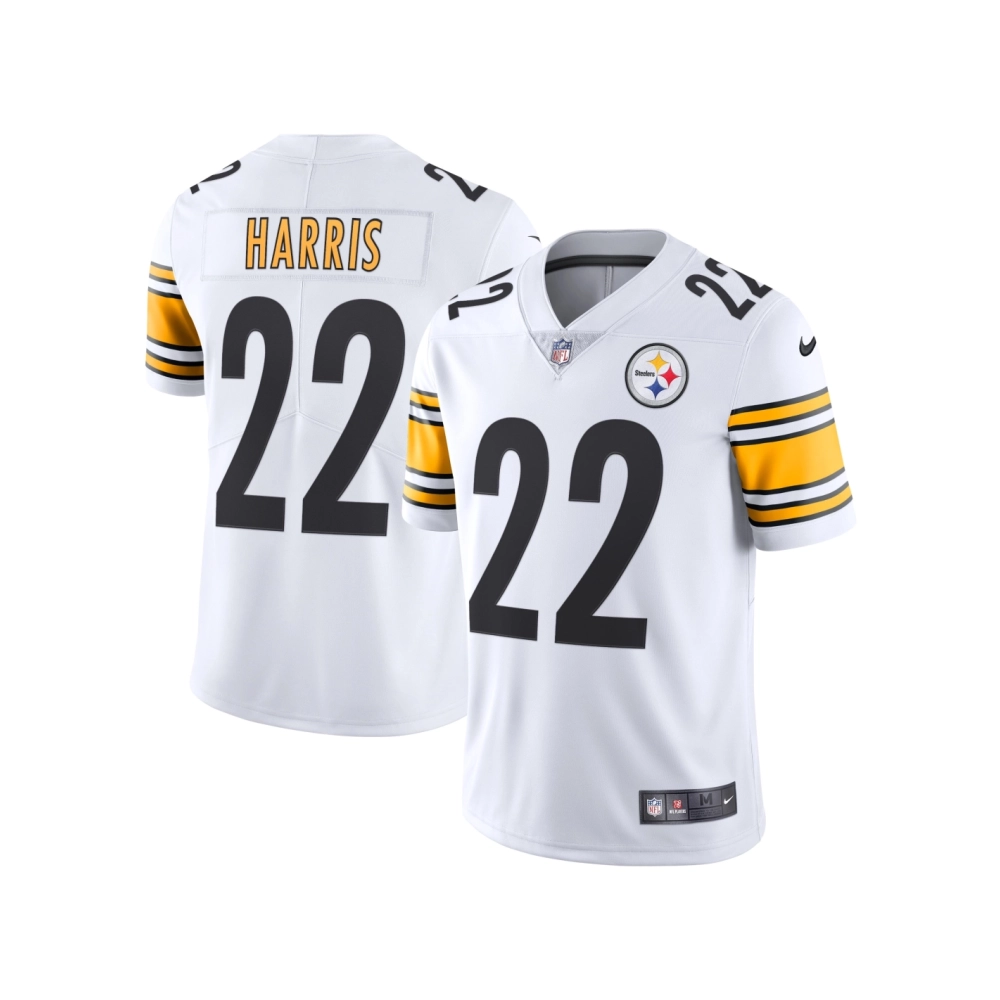 Mens Pittsburgh Steelers Najee Harris White Vapor Limited Jersey