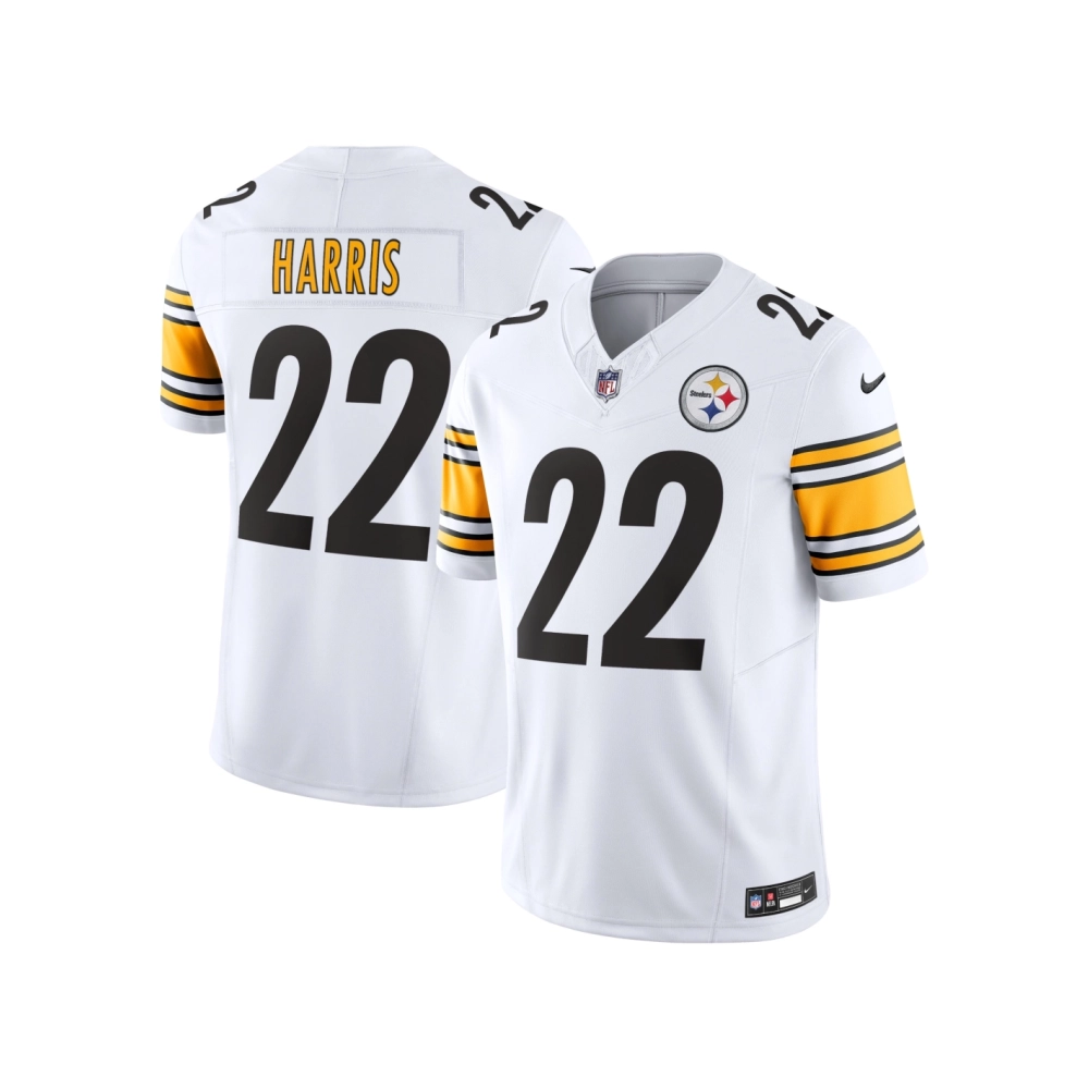 Mens Pittsburgh Steelers Najee Harris White Vapor F.U.S.E. Limited Jersey