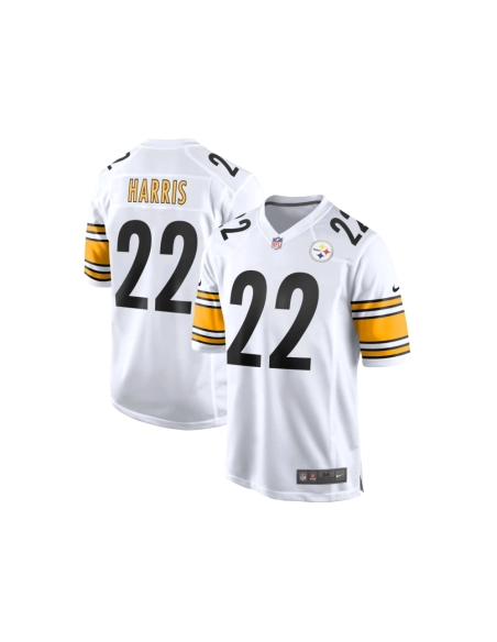 Mens Pittsburgh Steelers Najee Harris White Game Jersey