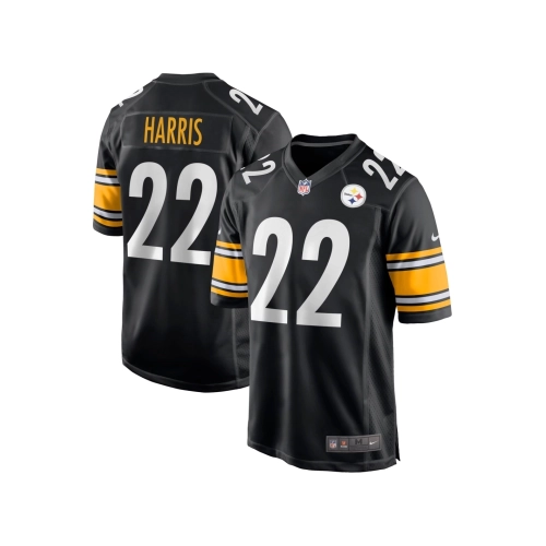 Mens Pittsburgh Steelers Najee Harris Black Player Game Jersey