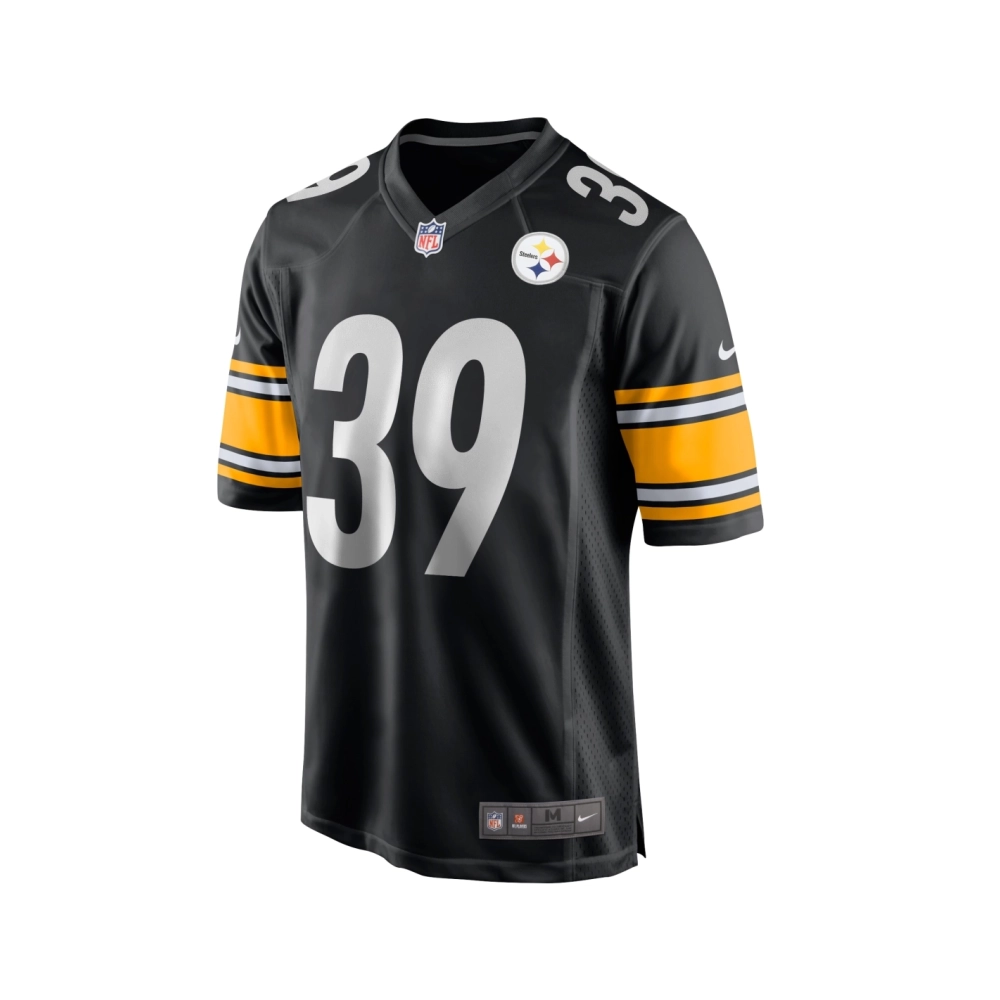 Mens Pittsburgh Steelers Minkah Fitzpatrick Black Game Jersey