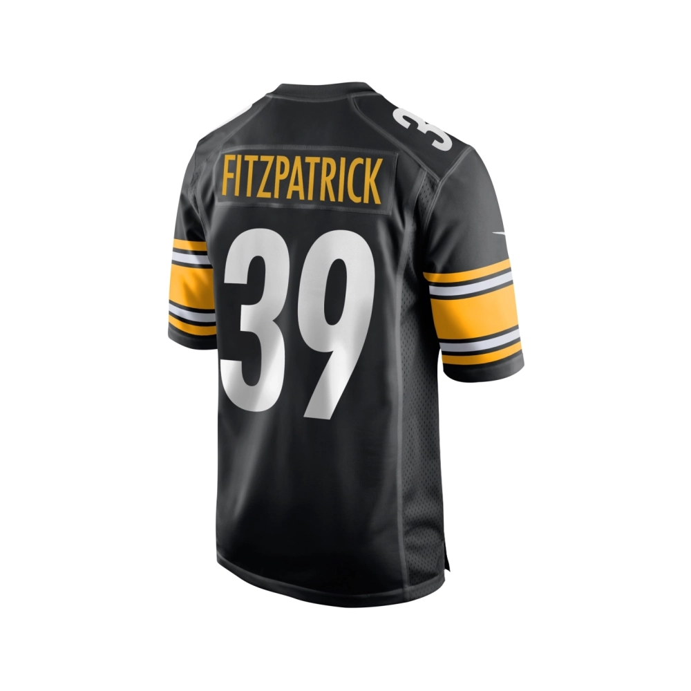 Mens Pittsburgh Steelers Minkah Fitzpatrick Black Game Jersey