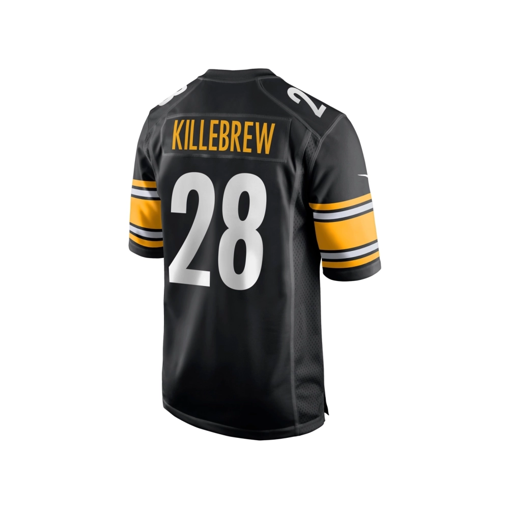 Mens Pittsburgh Steelers Miles Killebrew Black Game Jersey