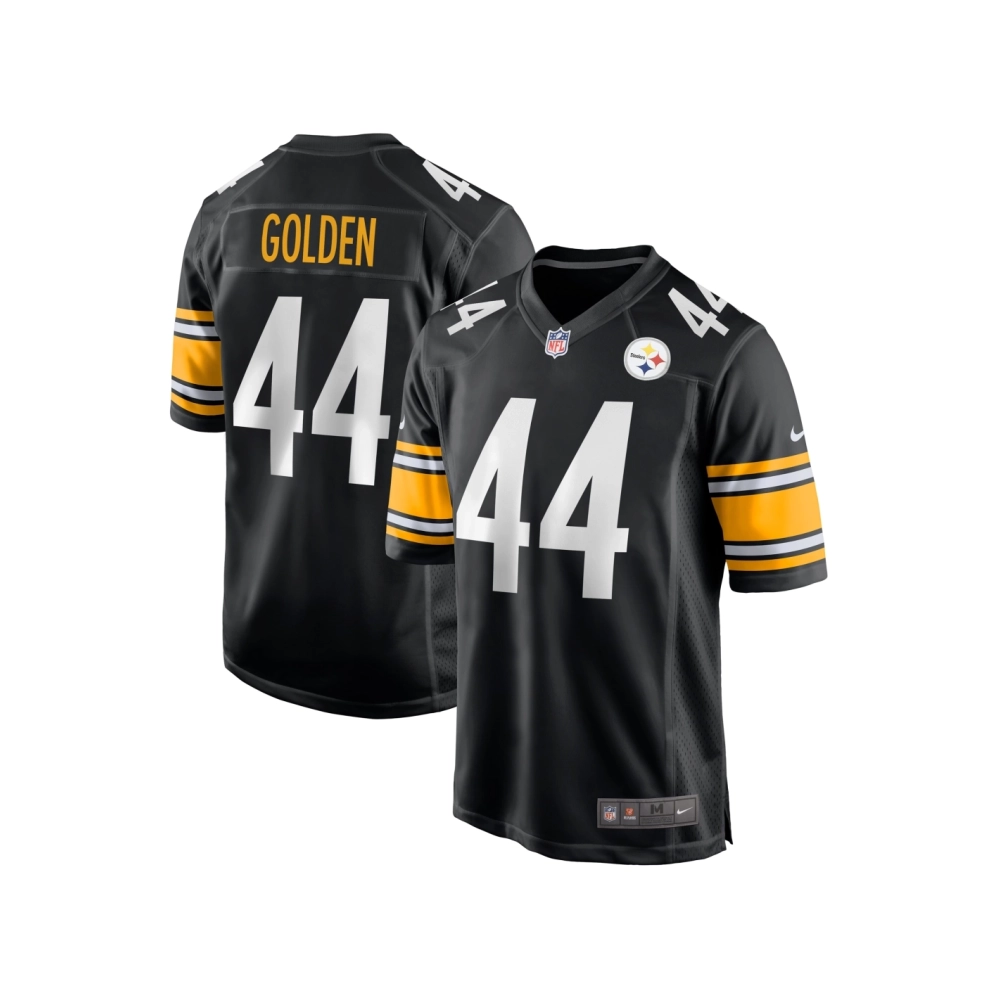 Mens Pittsburgh Steelers Markus Golden Black Game Jersey