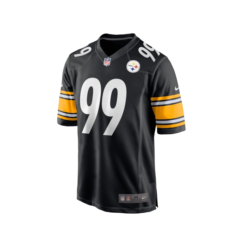 Mens Pittsburgh Steelers Larry Ogunjobi Black Game Player Jersey