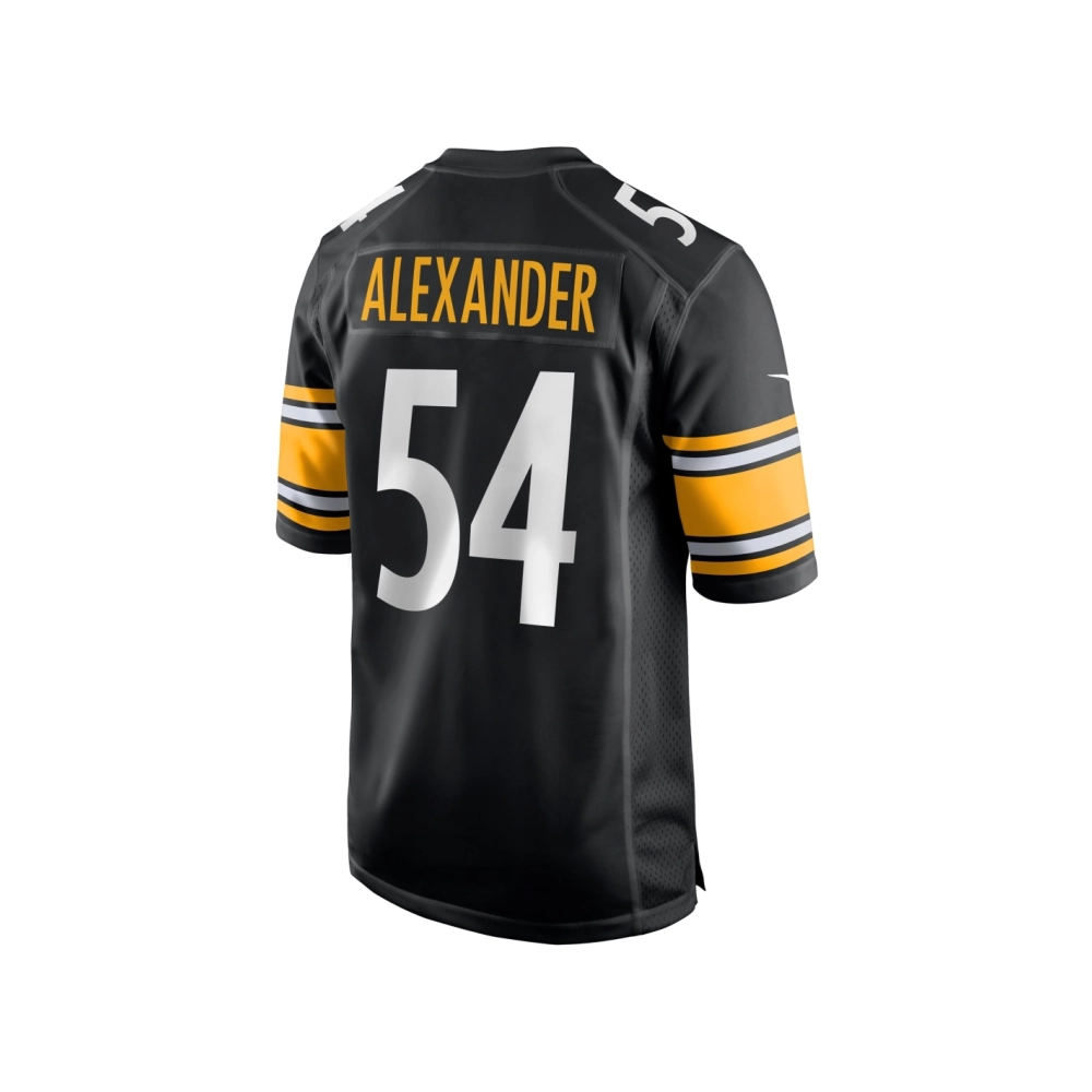 Mens Pittsburgh Steelers Kwon Alexander Black Game Jersey