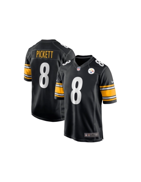 Mens Pittsburgh Steelers Kenny Pickett Black Player Game Jersey
