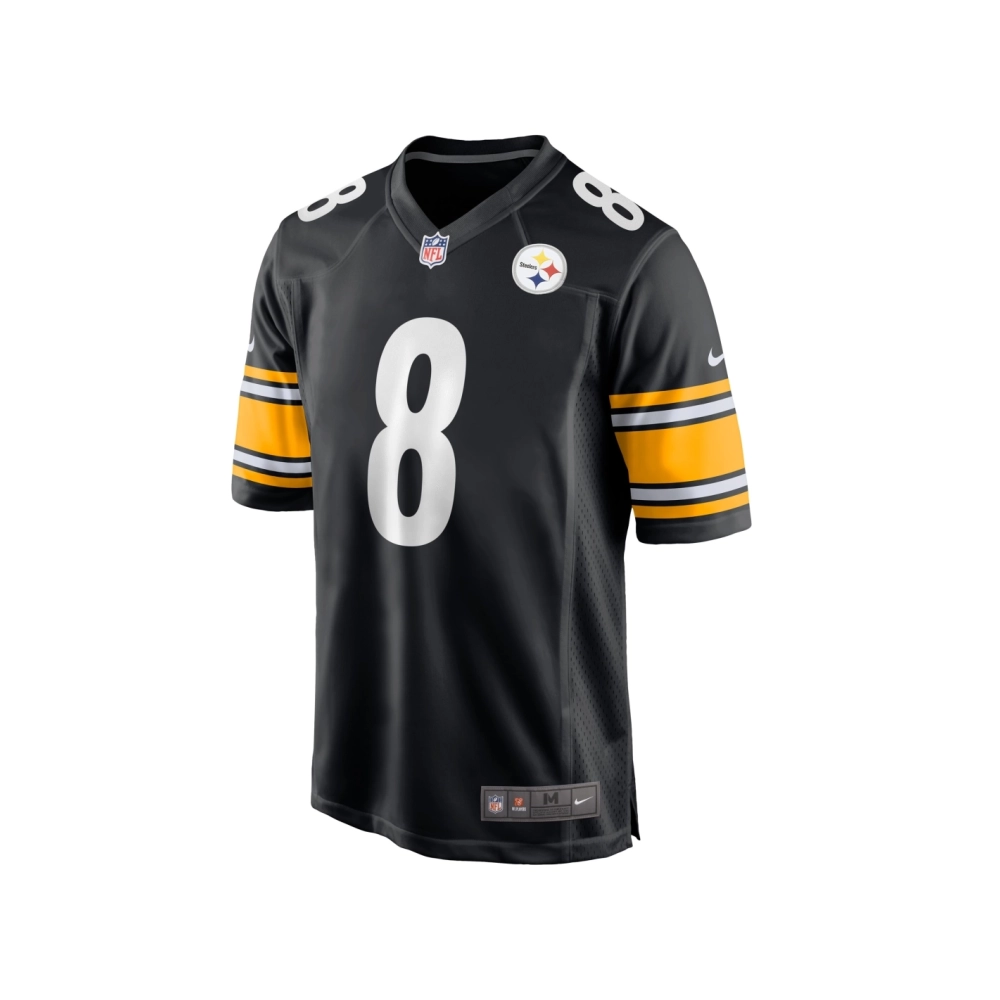 Mens Pittsburgh Steelers Kenny Pickett Black Player Game Jersey