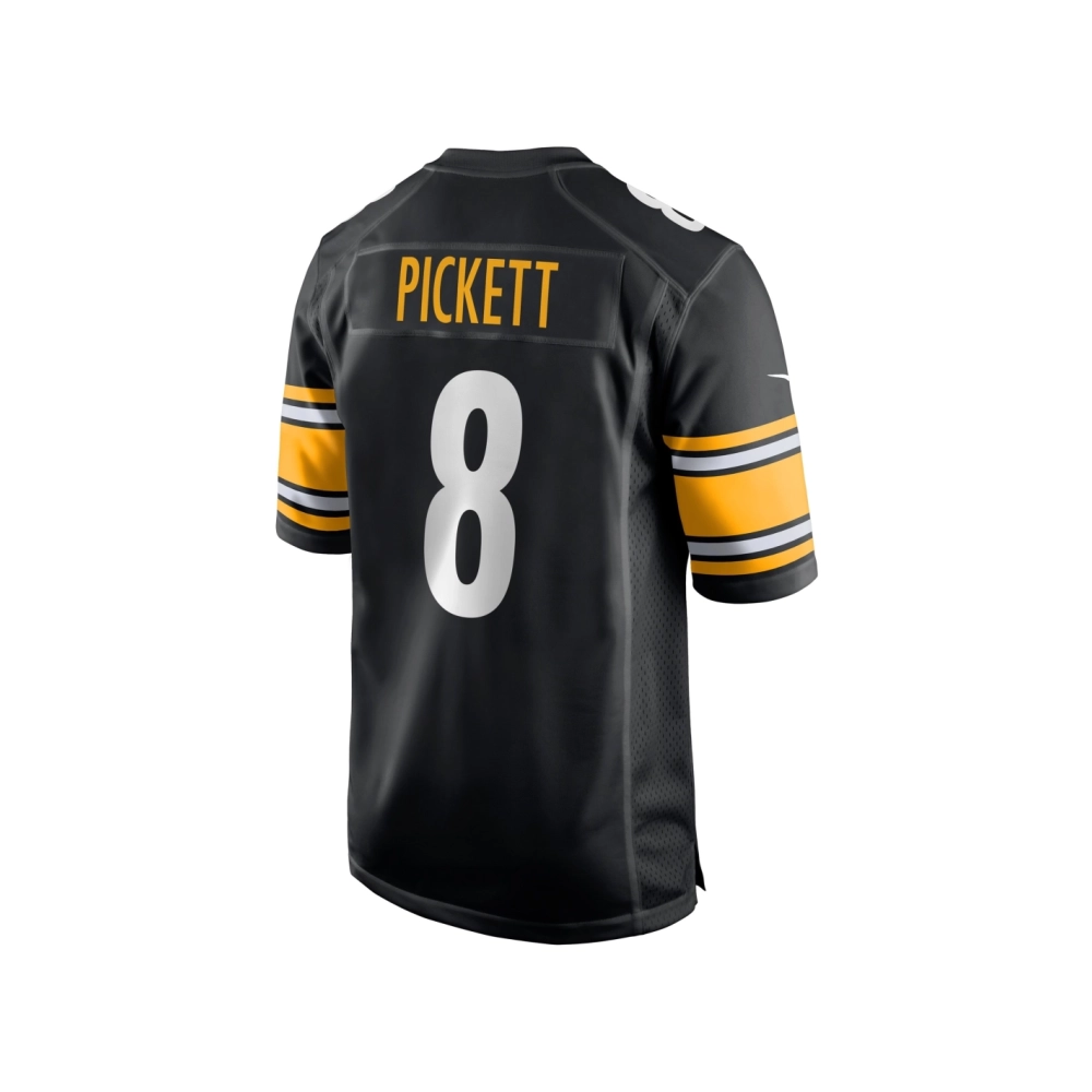 Mens Pittsburgh Steelers Kenny Pickett Black Player Game Jersey