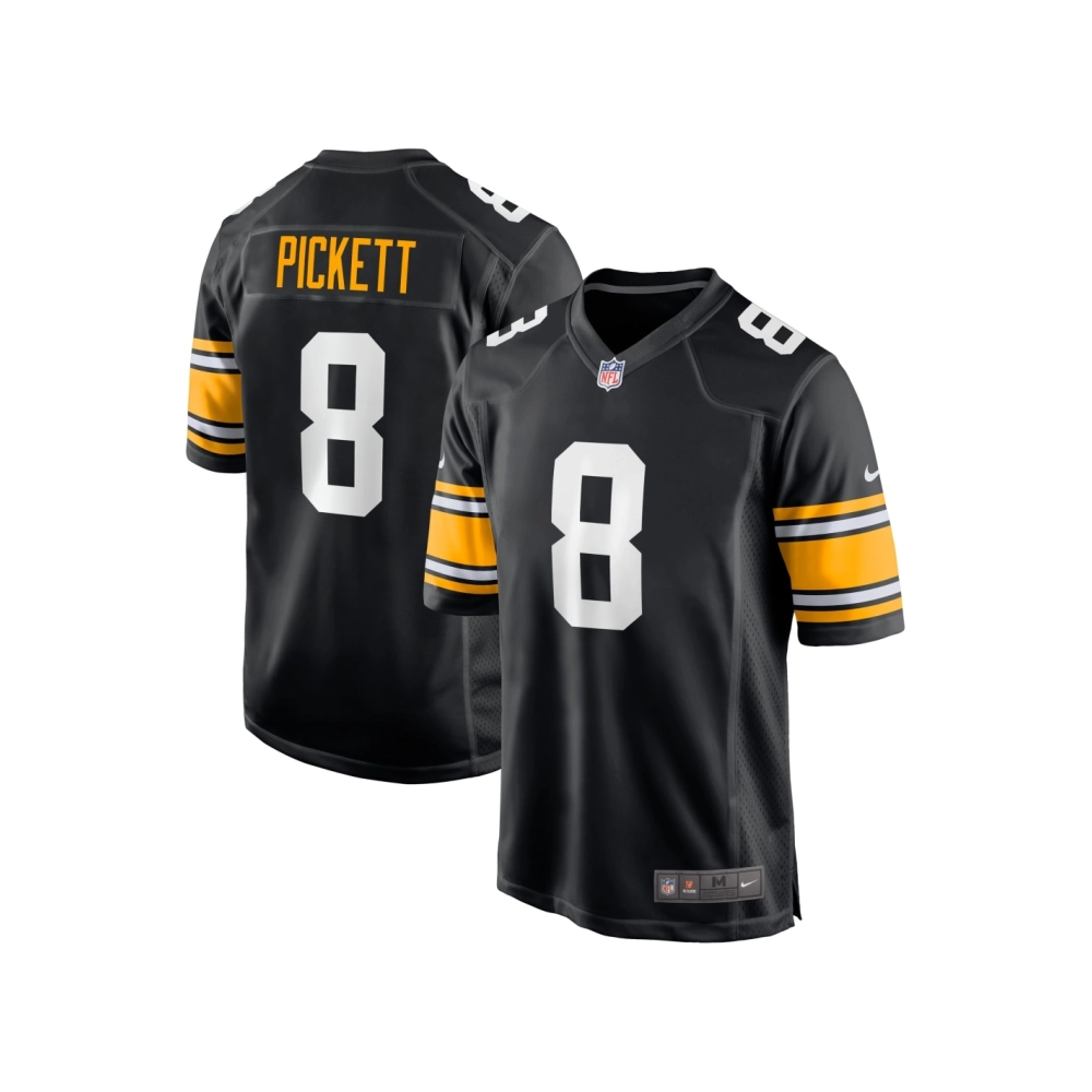 Mens Pittsburgh Steelers Kenny Pickett Black Player Alternate Game Jersey