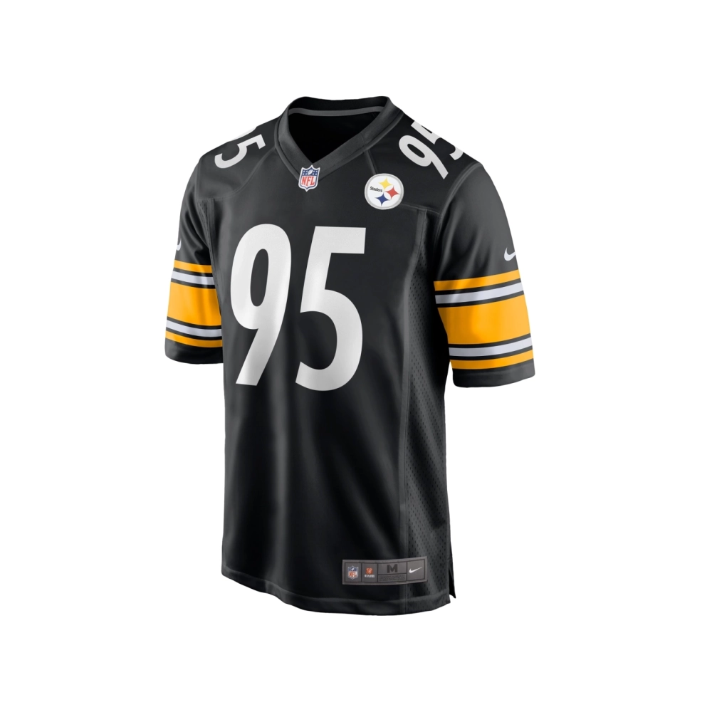 Mens Pittsburgh Steelers Keeanu Benton Black Team Game Jersey