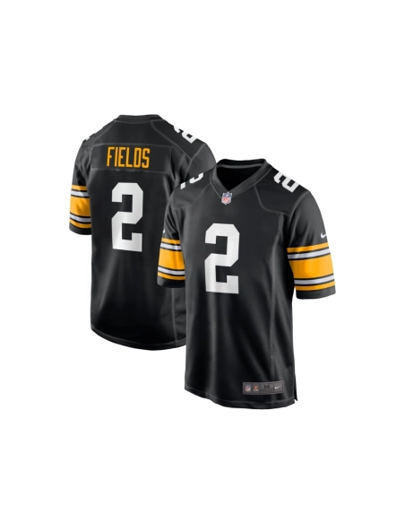 Mens Pittsburgh Steelers Justin Fields Black Alternate Game Jersey
